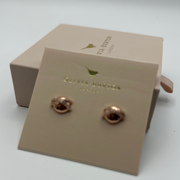 Olivia Burton Rose Gold Earrings - Picture 5 of 7